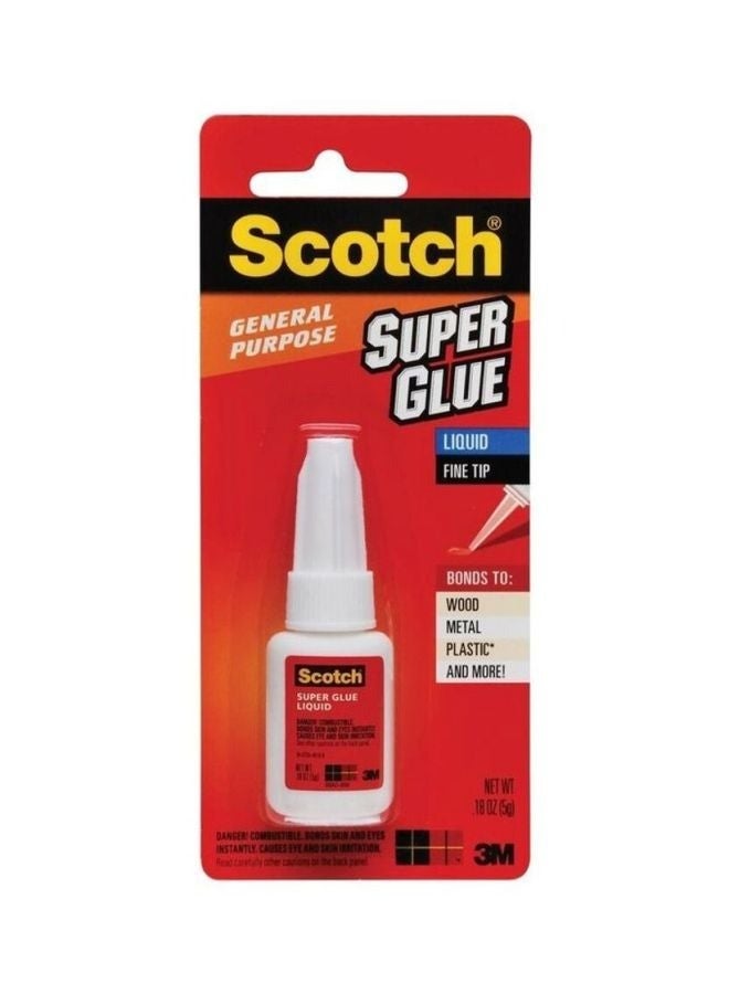 Scotch General Purpose Liquid Super Glue Clear