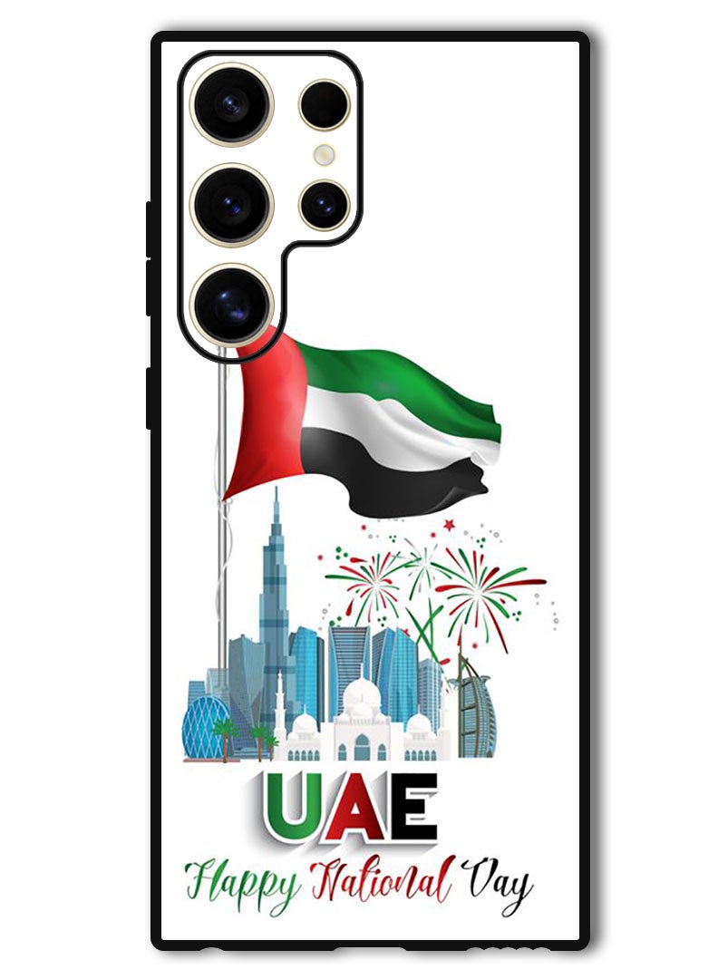 Theodor Protective Case Anti Scratch Shock Proof Bumper Cover For Samsung Galaxy S24 Ultra Uae National Day - Image 1