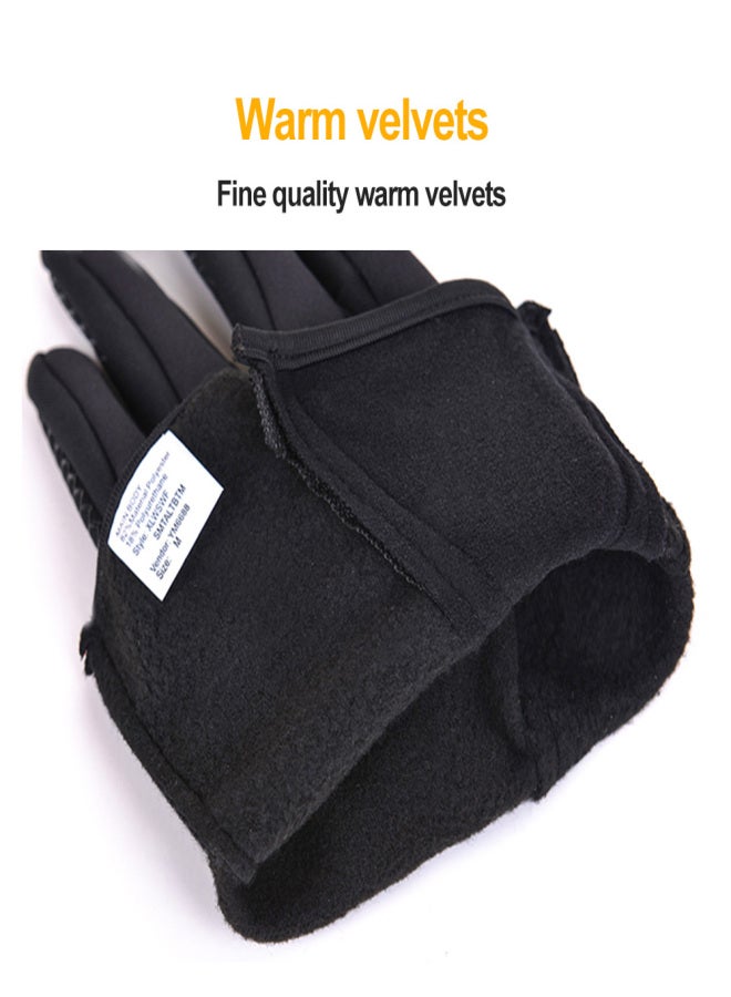 كينسيلور قفازات Kyncilor Glove خارجية شتوية دافئة غير قابلة للانزلاق تعمل باللمس لركوب الدراجات الرياضية - Image 5