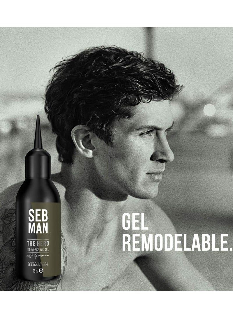 سيباستيان بروفيشنال جل سيباستيان سيب مان ذا هيرو القابل لإعادة الاستخدام 75 مل - Image 2