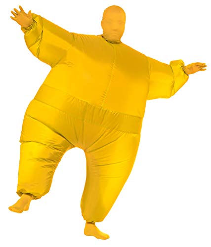 Rubies Adult Inflatable Full Body Suit Costume, Yellow, Standard for Themed Parties and Halloween - Image 3