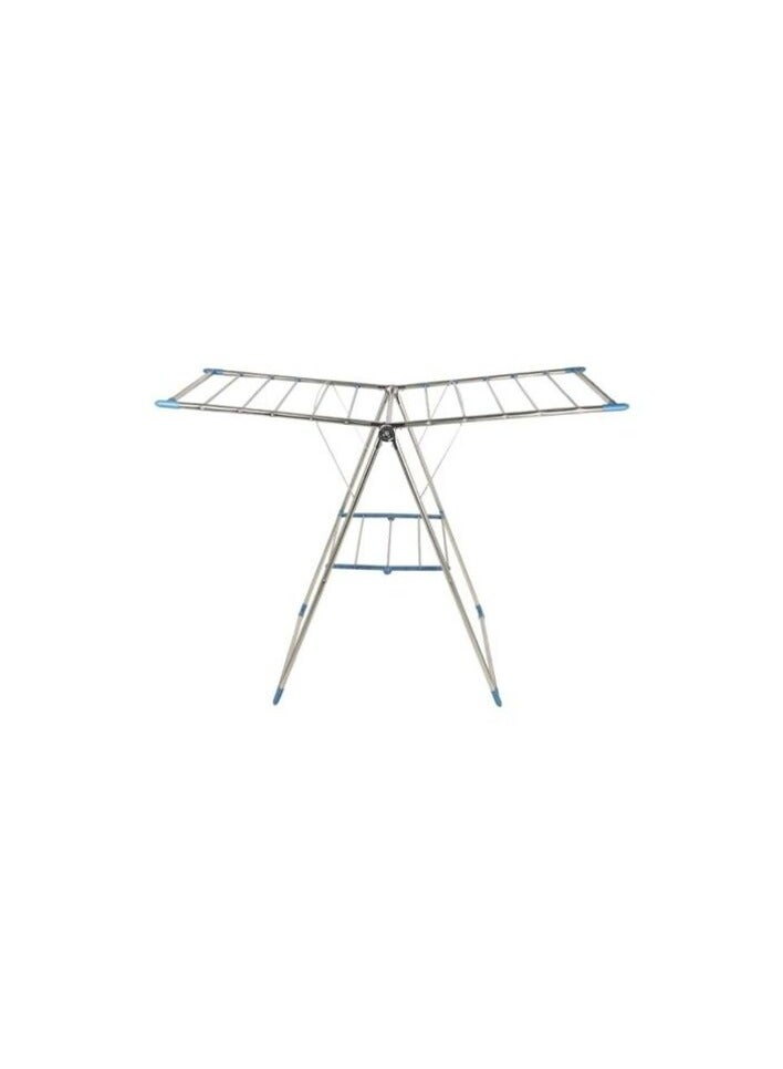 PROMASS Foldable Laundry Drying Rack Silver/Blue  - Image 1
