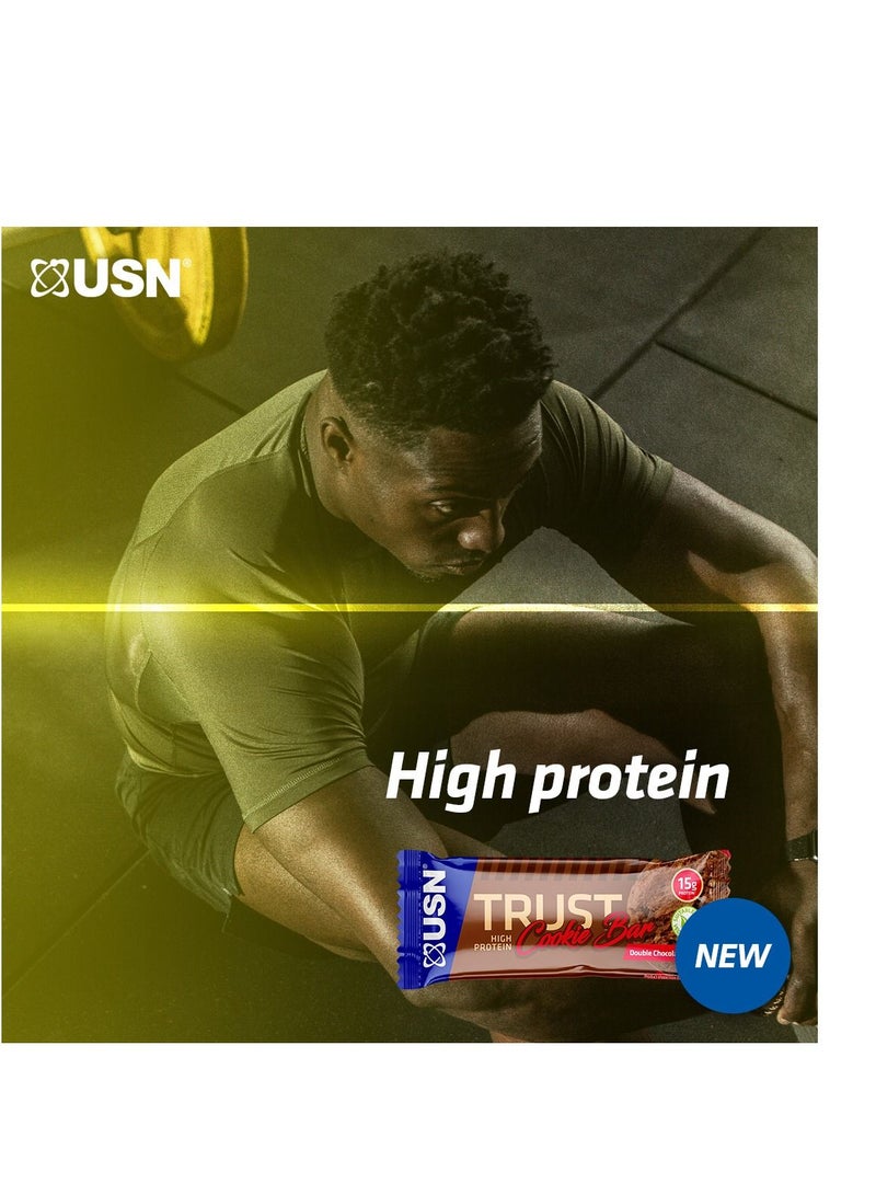 USN Supplements USN Trust Cookies Bar Double Chocolate 60G X 12 - Image 4