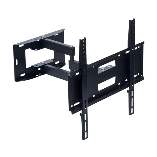 RISSACHI TV LCD LED Wall Mount Stand 23 to 55" Inch Full Motion Rotatable TV Wall Stand with Swivel & Tilt Adjustment : +- 15° (Up/Down) Suitable for All Brands, suitable for 55 Inches - Image 1