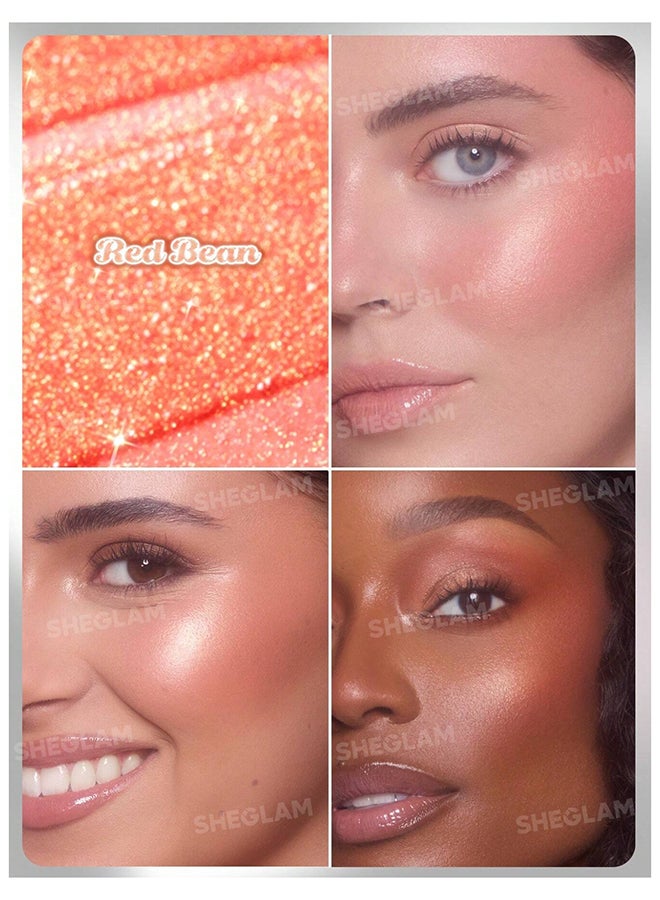 شيجلام Buttery Bling Highlight Stick-Red Bean Red Bean - Image 4