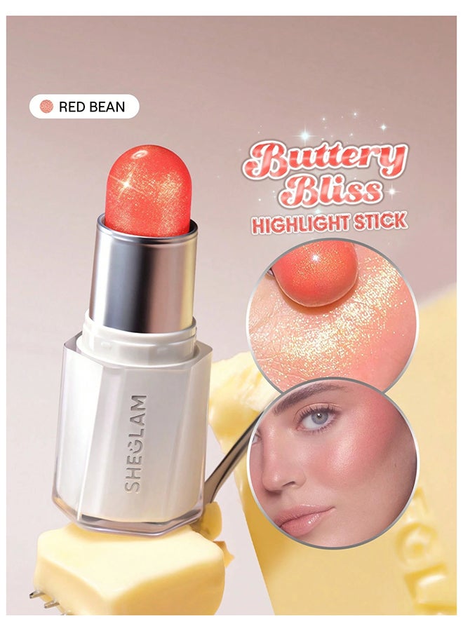 شيجلام Buttery Bling Highlight Stick-Red Bean Red Bean - Image 2