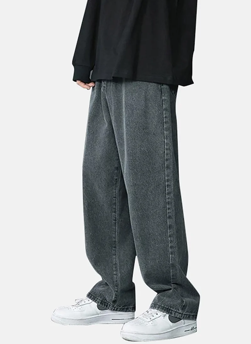 يونيكي Charcoal Relaxed Fit Jeans