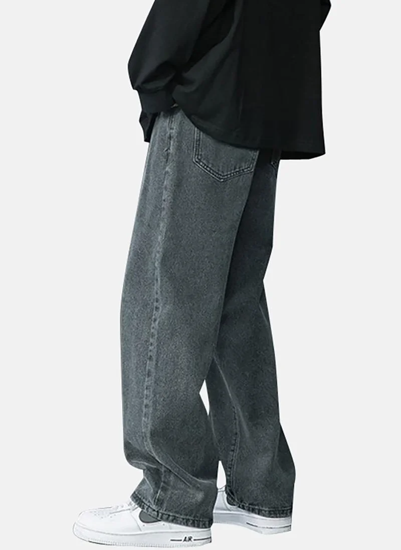 يونيكي Charcoal Relaxed Fit Jeans