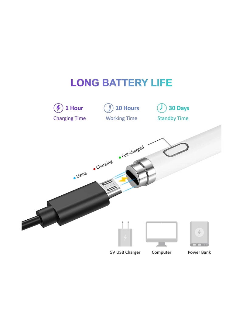 Generic - Active Stylus Pen Compatible for Touch Screens, Digital Rechargeable Stylish Pencil universal with Touch Function, Stylus pen for iPhone/iPad Pro/Air/Mini/iPhone/Android and Most Touch screens - Image 1