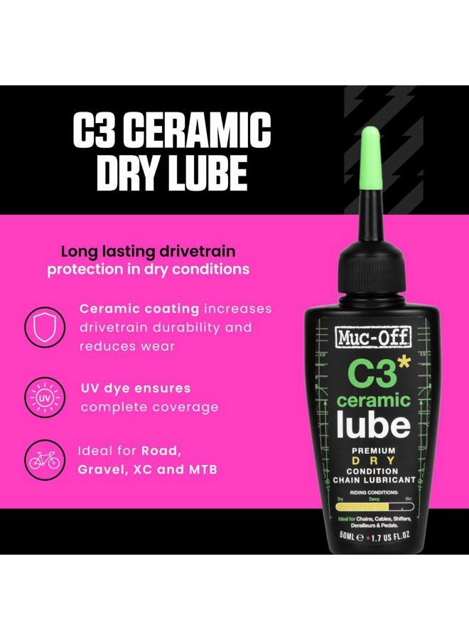 Muc Off 871 C3 Dry Ceramic Lube - 50ml - Image 2