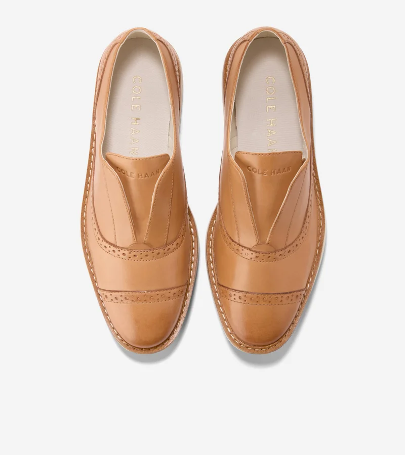 COLE HAAN Women's ØriginalGrand Platform Laceless Oxfords