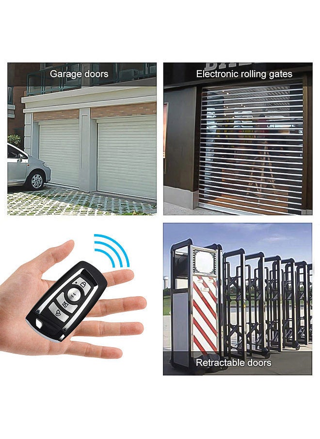 Generic - 315MHz Wireless Remote Control Key Fob 4 Buttons Clone Switch Portable Cloning Copy 315MHz Electric Gate Garage Door Opener Control Duplicator - Image 1