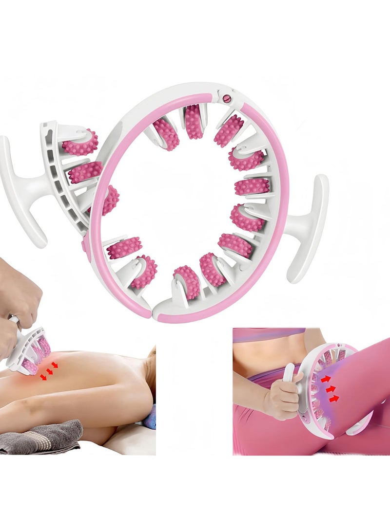 Cellulite Massagers Roller, 360°Deep Tissue Massager Ring for Legs, Thighs, Neck, Buttock & Back, Detachable Fascia Muscle Roller Massage Tool for Muscle Relax & Relieve Cellulite - Image 1