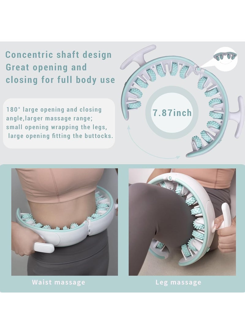 Cellulite Massagers Roller, 360°Deep Tissue Massager Ring for Legs, Thighs, Neck, Buttock & Back, Detachable Fascia Muscle Roller Massage Tool for Muscle Relax & Relieve Cellulite - Image 3