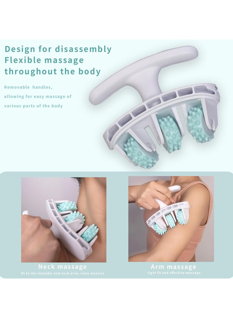 Cellulite Massagers Roller, 360°Deep Tissue Massager Ring for Legs, Thighs, Neck, Buttock & Back, Detachable Fascia Muscle Roller Massage Tool for Muscle Relax & Relieve Cellulite - Image 4