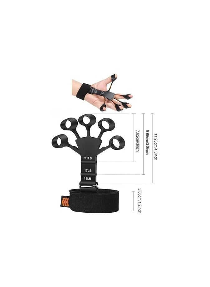 general Grippy Boy Hand Grip, Gripbuddy Strength Trainer, Hand Grip Strengthener Set Forearm Adjustable Resistance Hand, Finger Extension Exerciser, Finger Resistance Band - Image 4
