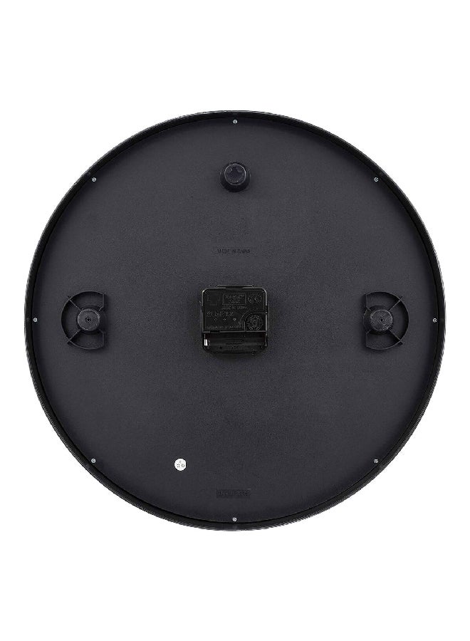 Equity Plastic Commercial Round Analog Wall Clock White and Black 14 x 1.5 x 14 Inch 25509 - Image 4