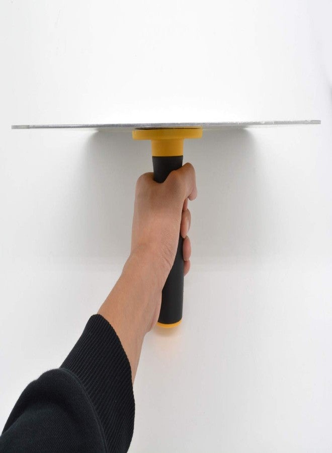 ESreake Aluminium Plastering Hawk with Soft Grip Handle, Plaster Mortar Board Holder Finishing Plastering Tool for Cement, Mortar, Drywall (11.8"x11.8") - Image 5