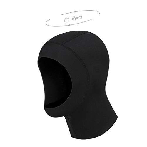 IPENNY Warm Neoprene Scuba Diving Hood Sun UV Protection Wetsuit Diving Cap with Flow Vent to Eliminate Trapped Air Durable Stretchable Dive Hood for Surfing Snorkeling Kayaking Sailing Canoeing Water Sports - Image 5