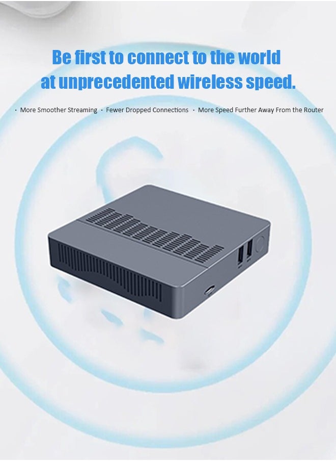 Generic - Mini PC M2 Air Intel Gemini Lake N4000 Windows 11 6GB RAM 128GB ROM Dual-Band WiFi Bluetooth USB Mini Computer - Image 1