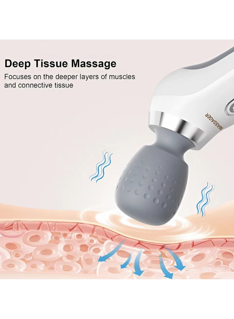 Generic Wand Massager with 5 Vibrational Modes - Skin-Friendly Silicone & Quiet Operation  - Image 4
