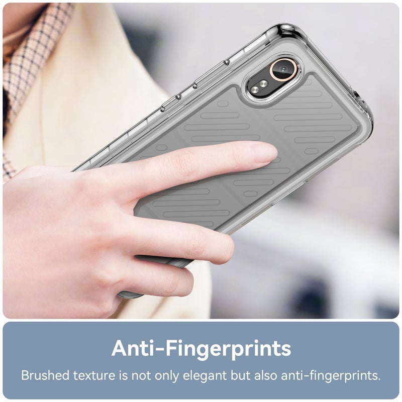 HuHa Protective Cover For Samsung Galaxy XCover 7 Colorful Series Acrylic Hybrid TPU Phone Case(Transparent) - Image 5