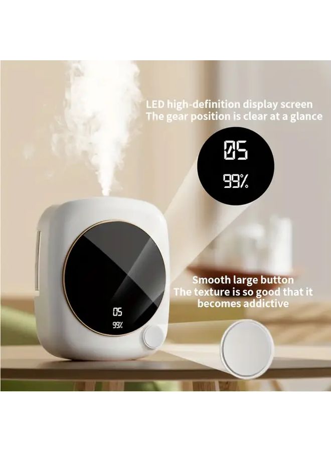 جهاز معطر جو السيارة الصغير 7 سرعات ناشر عطور عبر USB ضباب نانوي زيت عطري شاشة رقمية صامتة - Image 5
