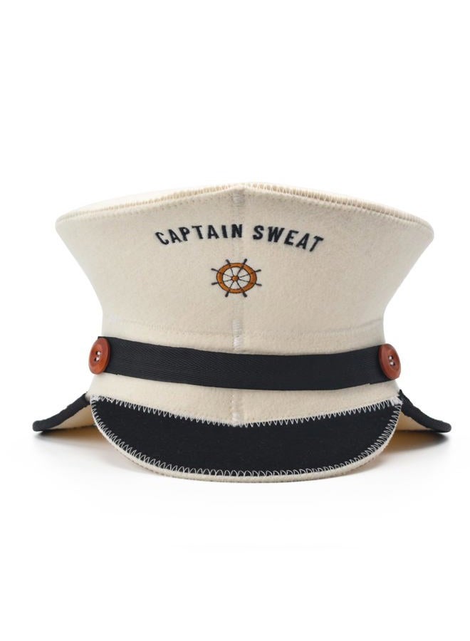 Halsa Captain Sweat Handmade Wool Sauna Hat to Protect Hair, Stay Longer, Enhance Benefits, Regulate Temperature - Gift for Users, Accessory for Women and Men - Image 1