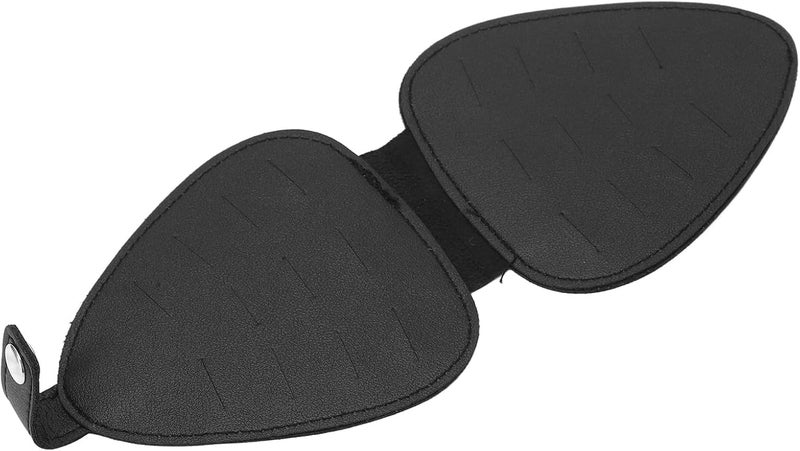 Guitar Pick Bag, Large Capacity Pick Holder Case, Scratch PU Leather Guitar Picks Storage Bag with Fine Stitching for 22 Picks, Compact Carry Case for (Without Picks) - Image 2