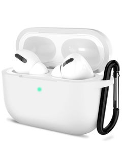 Silicone Airpods Pro Case Protective Cover - White