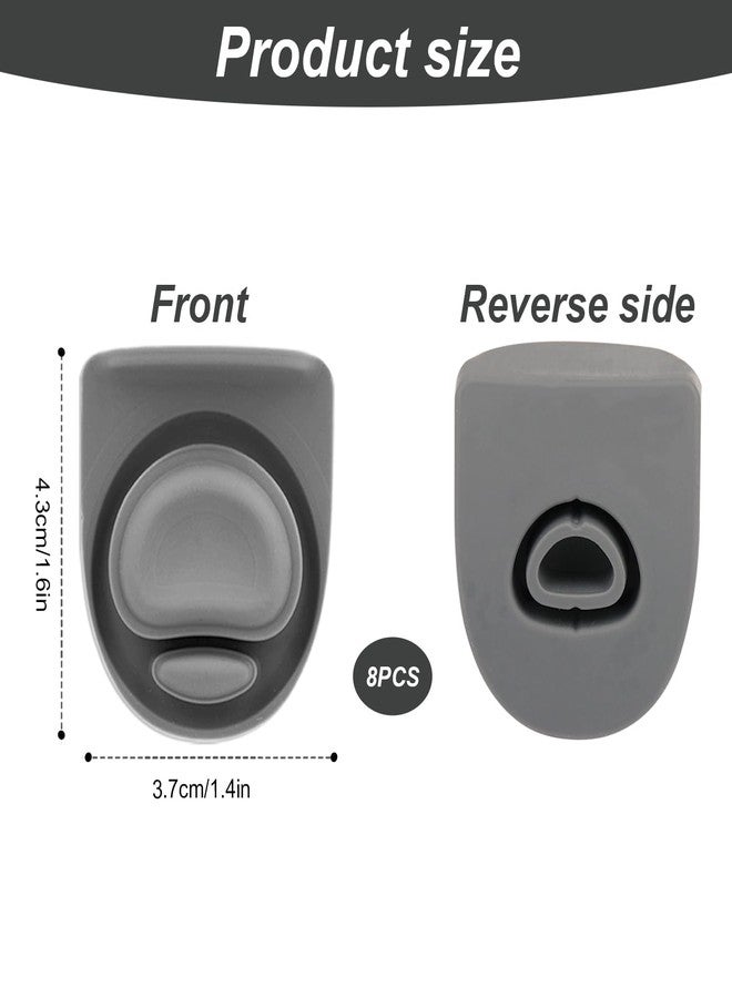 PEUTIER 8pcs Water Bottle Lid Part Replacement Stopper for Owala FreeSip 24oz 32oz - Image 2