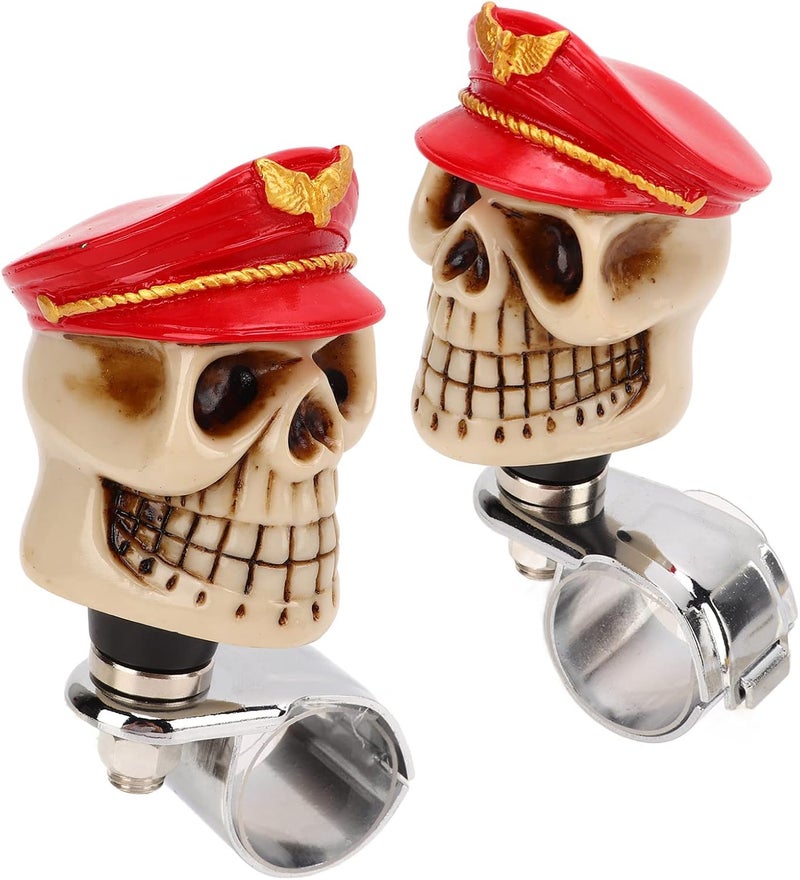 Standard fit Skull Shape Steering Wheel Spinner, Steering Wheel Turn Knob, 3cm Metal Resin Power Handle for Cars Trucks Tractors Boats, Easy U - Turn Control Assist with Non - Slip (Red) Varied dimensions Narrow & wide space compatible Durability boost selected material Solid anti-deform Stable domestic stock Precision processed material Shop & home all-space compatible All climate suitability Globally selected raw material Multi warehouse process Small apartment fit Climate adapted upgraded quality Hardened processed substance Transit & use compatible All user friendly build Flexible purchase choices Secure equipped warehouse Fast intercity distribution Adjustable build Changing environment compatible Post-order arranged dispatch Pre-sale confirmed stock Season change compatible build Main road full logistics cover - Image 3