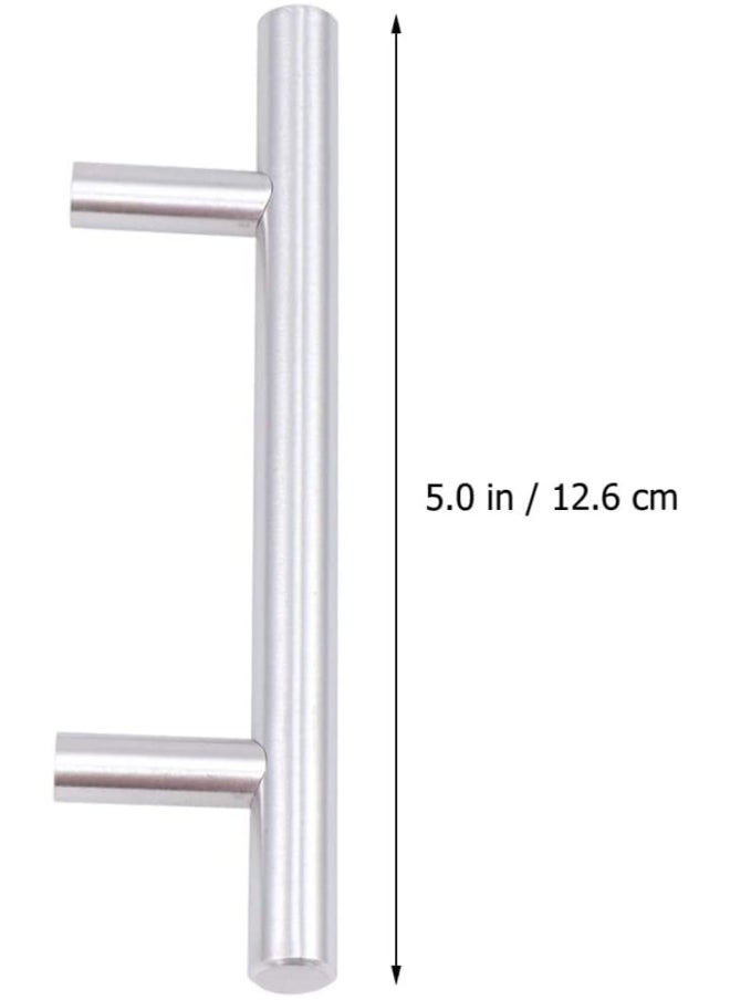 ROBUSTLINE - 25Pcs Stainless Steel 10Mm Cabinet Pull Handles Furniture Bar Handles For Drawer Dresser Cupboard Handle Stainless Steel T Bar Handle For Furniture Cabinet Cupboard Drawer And Door 96Mm - Image 1
