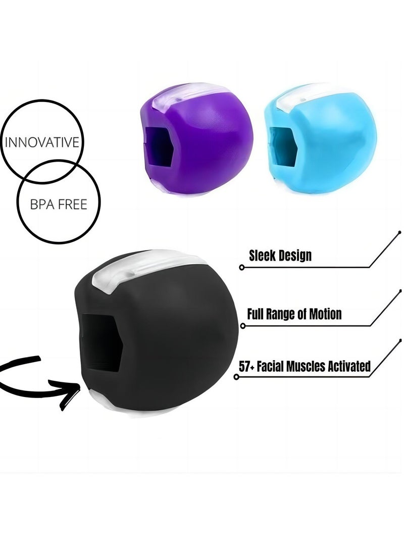 Goldfish 3-Piece Jaw Face Neck Exercise Balls - Image 4