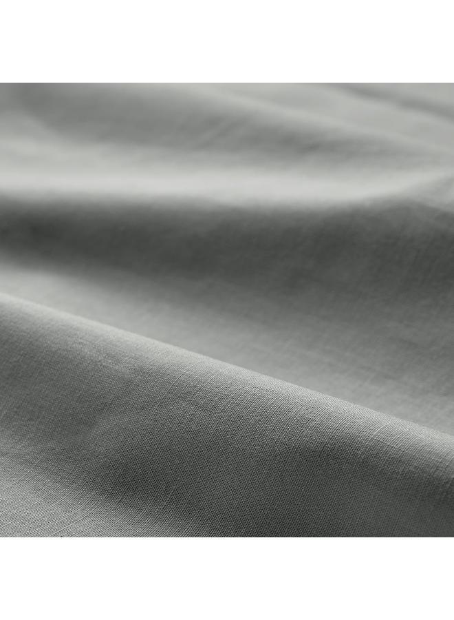 زبون غطاء وسادة، رمادي فاتح، 50×80 سم - Image 4