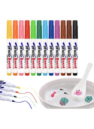 11 Colors Whiteboard Markers Set, Magic Water Drawing And Coloring Markers, Magic Drawing Markers, Whiteboard Markers, Water Based Drawing Markers Eco Friendly Coloring Pens For Teaching Drawing - pzsku/ZAAACEDBD6BDFB8A08F28Z/45/_/1737284977/c7e9e8a6-4503-4283-a037-e7221c34461c