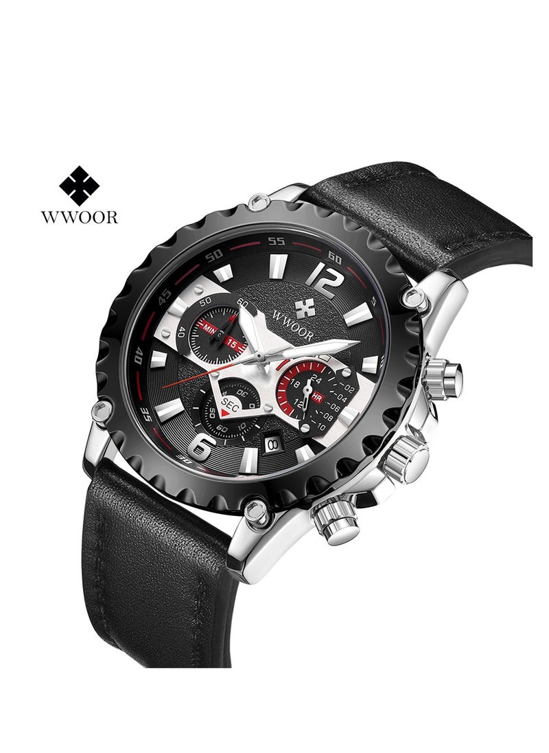 WWOOR Men's Sports Waterproof Watch  - Image 1