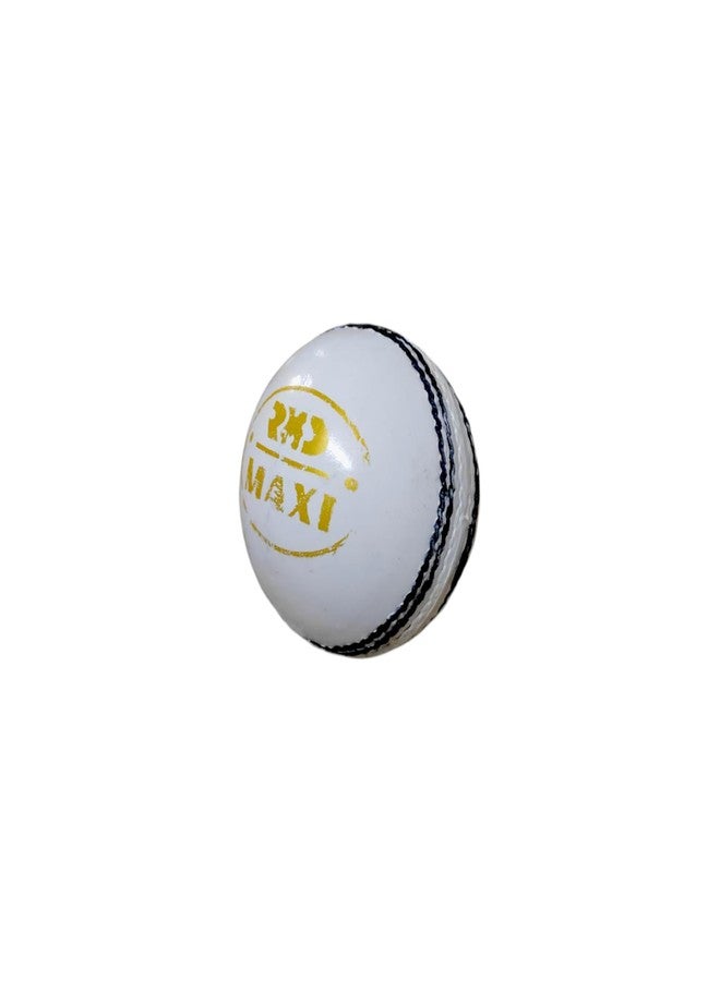 SBG White Leather Ball for T20 Matches, Hand Stitched Leather Ball with Perfect Seam, 30 Overs White Leather Ball (1 Ball) - Image 2