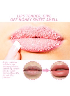 Jaysuing Sugar Lip Scrub, Lip Scrubs Exfoliator And Moisturizer With Lip Brush, Natural Gentle Lip Treatment, Peach Sugar Lip Scrub For Dry, Cracked And Dark Lips 30ml  - Image 4