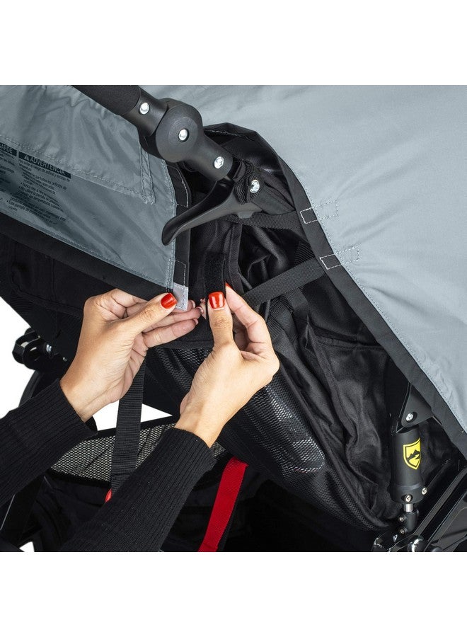 BOB Gear Duallie Swivel Wheel Stroller Weather Shield | Water and Wind Resistant + Ventilated + Easy Install - Image 1