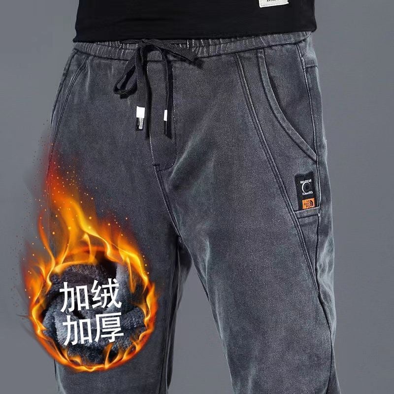 Unisex Classic Denim Jeans Loose Fit Daily Outdoor Wear - Image 1