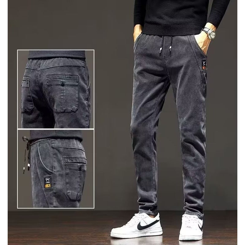 Unisex Classic Denim Jeans Loose Fit Daily Outdoor Wear - Image 3