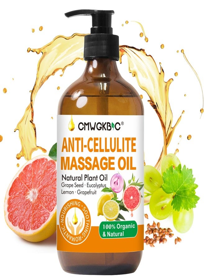 CMWGKBC Anti Cellulite Oil Massage Oil for Massage Therapy,Body Oil for Skin Tightening & Cellulite Remover in Thighs and Butt,Cellulite Treatment Massage Oil,Assists with Firming,Toning & Moisturizes Skin - Image 1