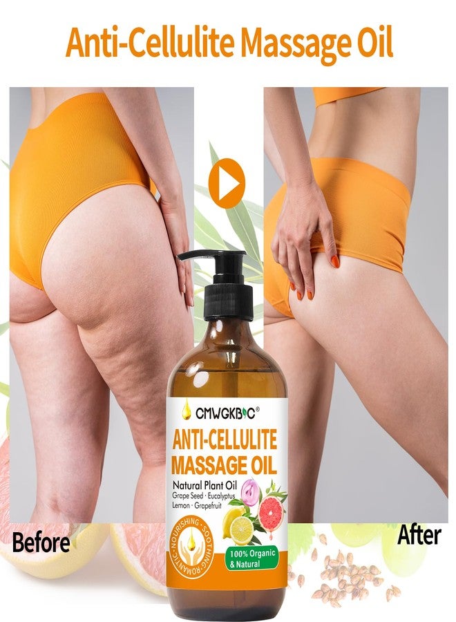CMWGKBC Anti Cellulite Oil Massage Oil for Massage Therapy,Body Oil for Skin Tightening & Cellulite Remover in Thighs and Butt,Cellulite Treatment Massage Oil,Assists with Firming,Toning & Moisturizes Skin - Image 3