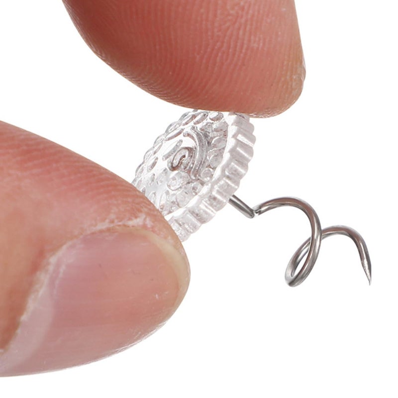 Stainless Steel Spiral Upholstery Pins 100pcs for Bed Skirt Sofa Cover Fastening - Image 5