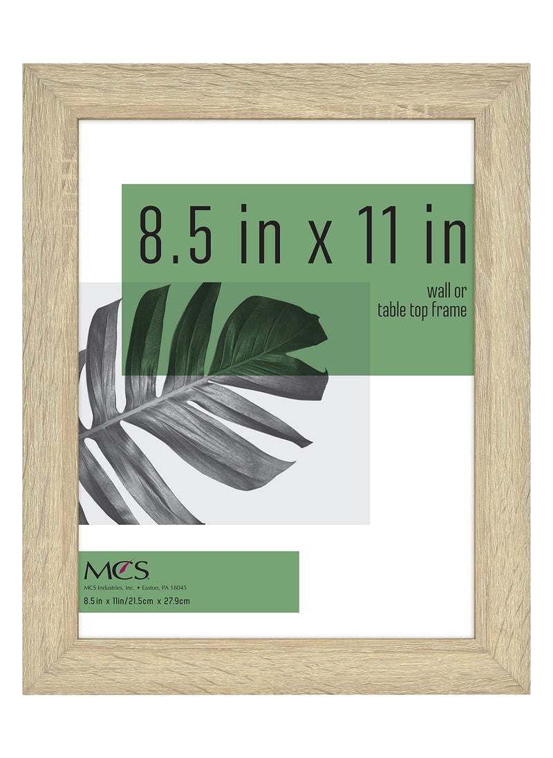 MCS MCS Studio Gallery 8.5x11 Picture Frame Natural Woodgrain  Rectangle Photo Frame for Photos  Posters & Art Prints & Easel for Tapletop Display (1-Pack)  - Image 1