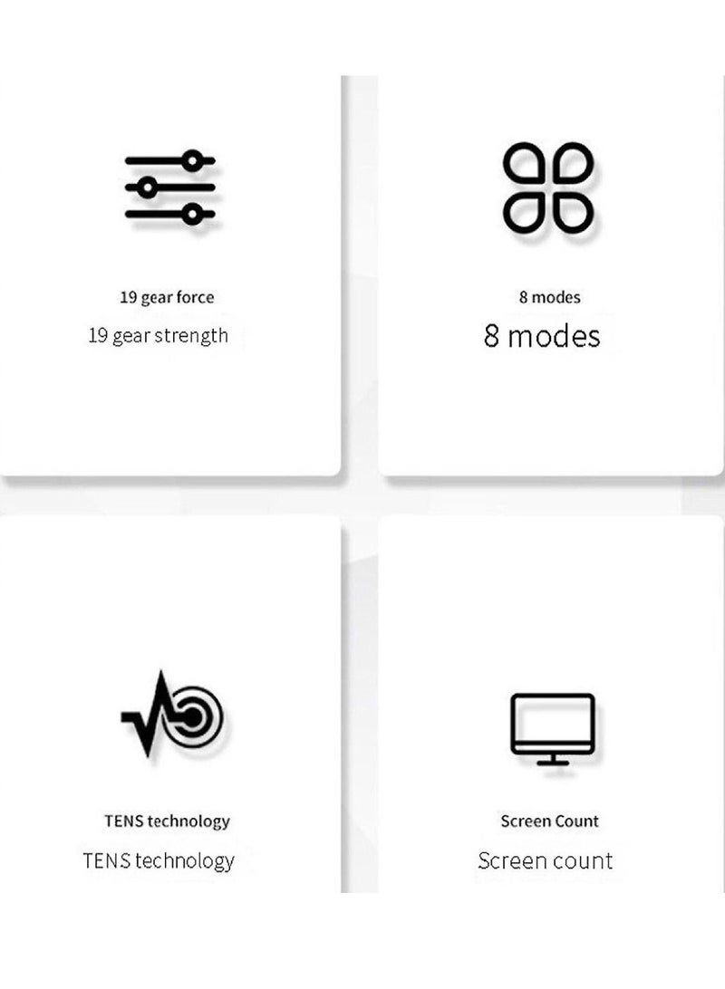 DIGI CORE Pack Of 2 Pcs Mini Ems Lymphatic Drainage Massager Pad For Arms Neck Shoulder Back Waist Legs - Image 5