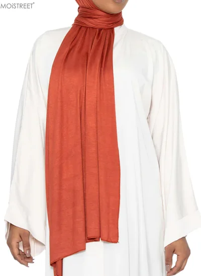 Moistreet MOiSTREET Hijab Orange Normal  Jersey