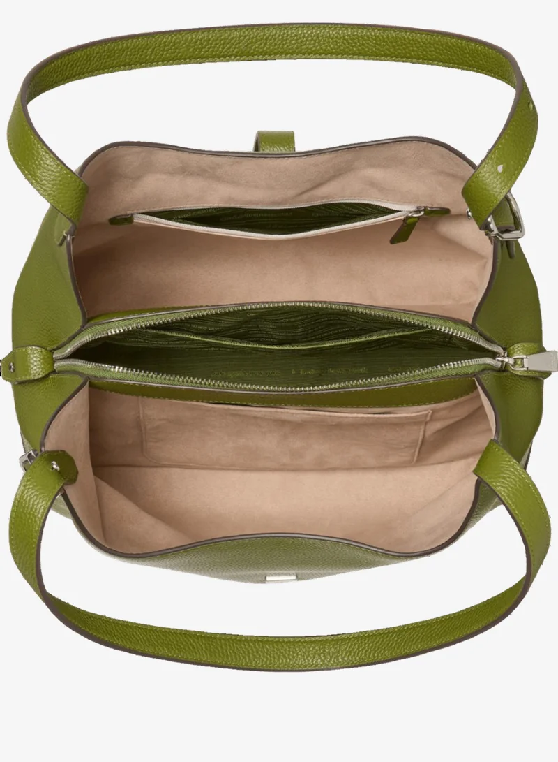 Kate Spade Deco Pebbled Leather Large Shoulder Bag