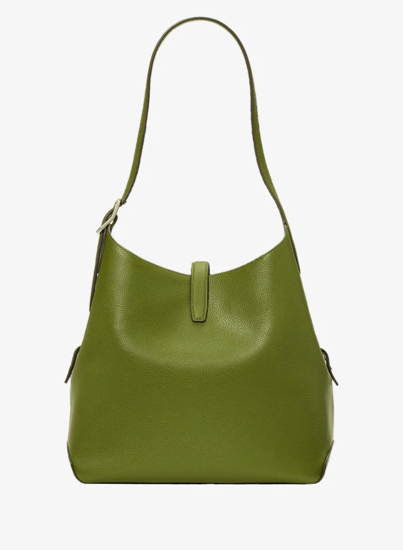 Kate Spade Deco Pebbled Leather Large Shoulder Bag